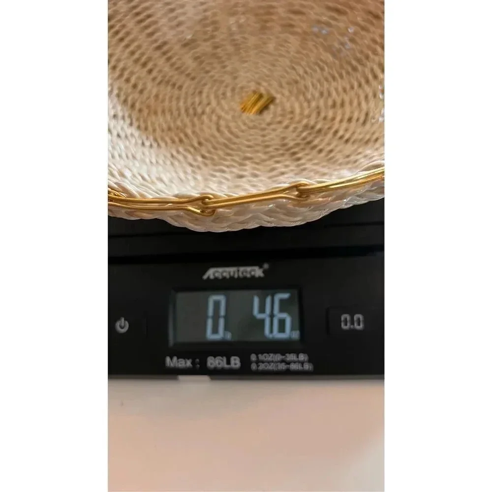 Traditional‎ African Woven Basket Natural 10”x3.5” Decor Handmade